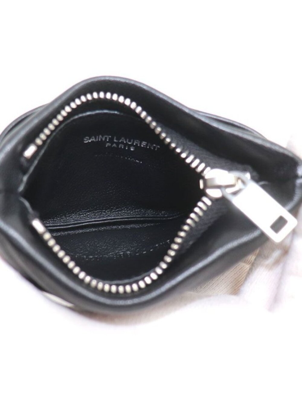 Saint Laurent Coin Case Black - Picture 4 of 5